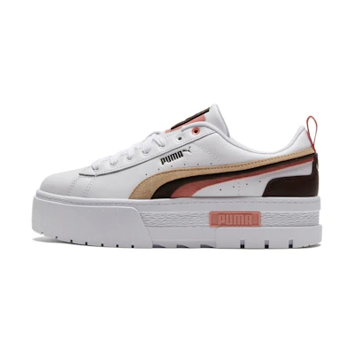 (W) Puma Mayze 'Triplex - White Putty Rosette'