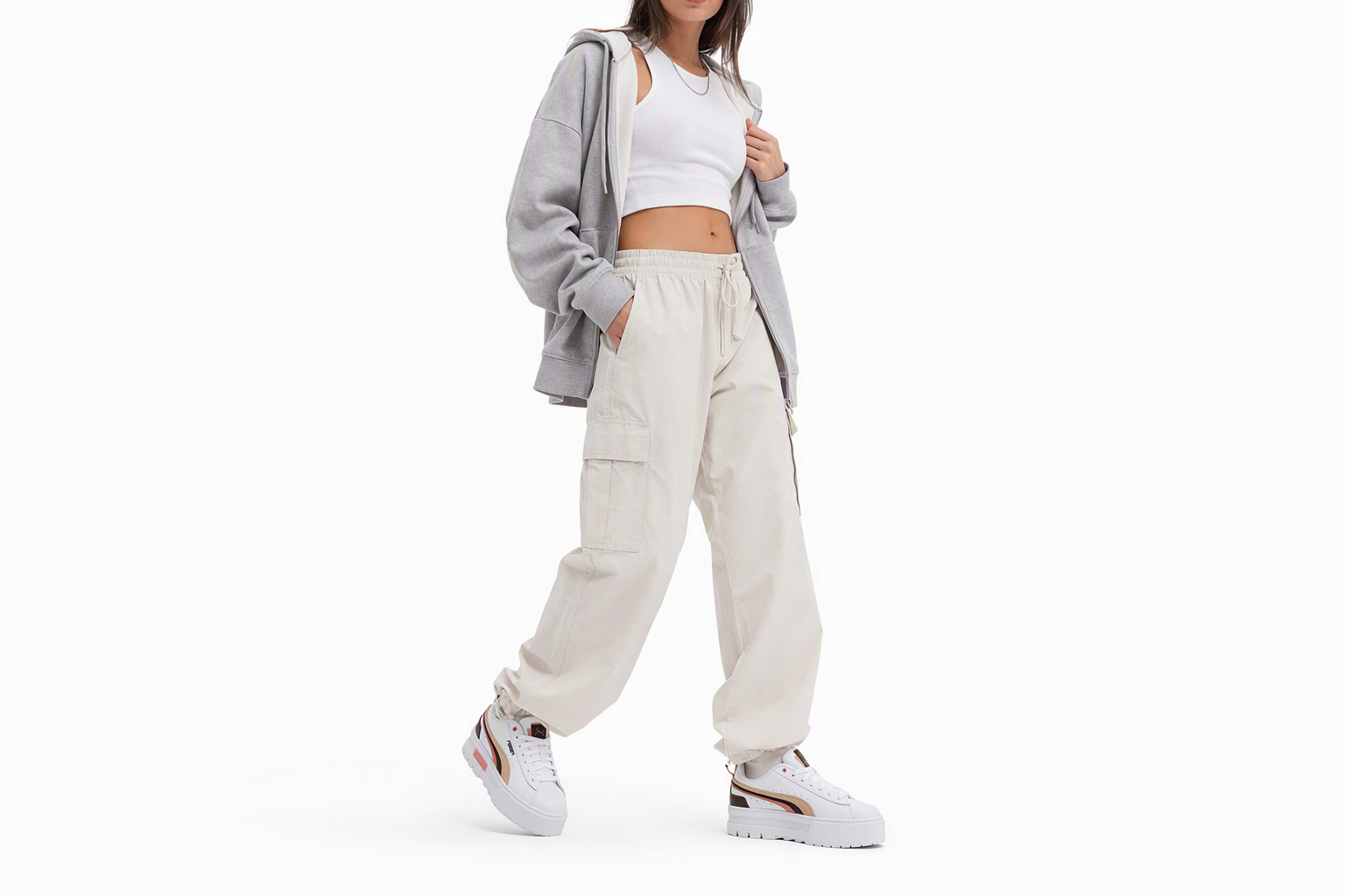 Order (W) Puma Mayze "三重奏 - 白色泥土玫瑰" 384871-03
