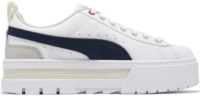 (W) 푸마 메이즈 '화이트 클럽 네이비' (Puma Mayze '화이트 클럽 네이비') 381983-41 Order (W) 푸마 메이즈 '화이트 클럽 네이비' (Puma Mayze '화이트 클럽 네이비') 381983-41
