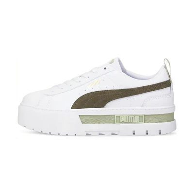 (W) Puma Mayze 'White Dark Green Moss'