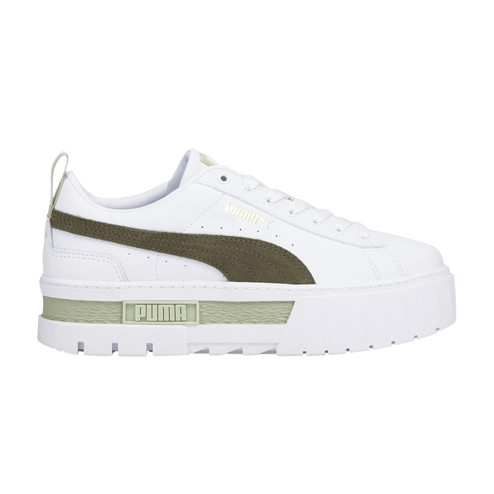 Buy (Women) Puma Mayze 'White Dark Green Moss' 381983-09 - Novelship