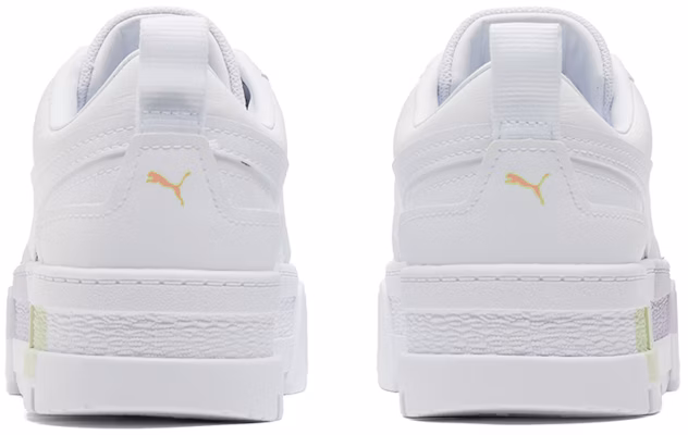 PUMA Mayze 抗磨損 厚底運動 板鞋 女款 白 Purchase PUMA Mayze 抗磨損 厚底運動 板鞋 女款 白