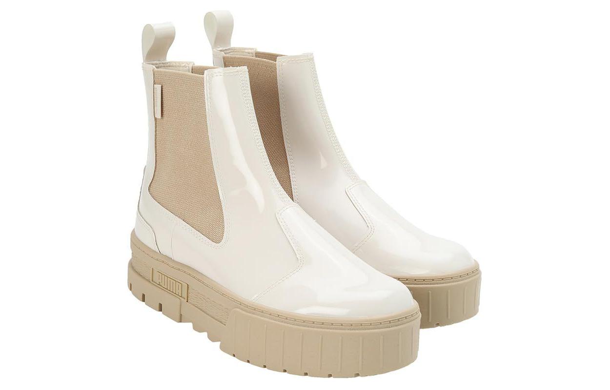 Shop (W) Bota Puma Chelsea 'Blanco Crema' 393626-03
