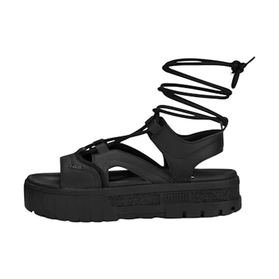 (W) Puma Mayze Laces Sandals 'Black'