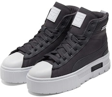 (W) Puma Mayze Mid Safari Kasut Skating Santai Hitam 383688-02 Lookbook (W) Puma Mayze Mid Safari Kasut Skating Santai Hitam 383688-02