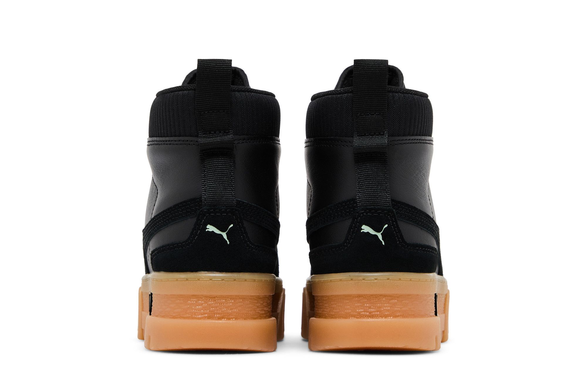 Details for (W) Puma Mayze Mid Gentle ''Schwarz Gum'' 393085-01