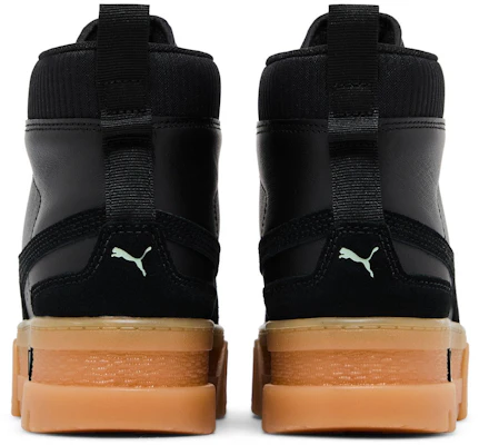 (W) Puma Mayze Mid Gentle ''Schwarz Gum'' 393085-01 Details for (W) Puma Mayze Mid Gentle ''Schwarz Gum'' 393085-01