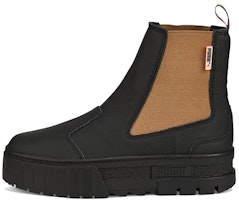 (Women) Puma Mayze Pop Chelsea Boot 'Black Tiger's Eye' 384549-03 (Women) Puma Mayze Pop Chelsea Boot 'Black Tiger's Eye' 384549-03