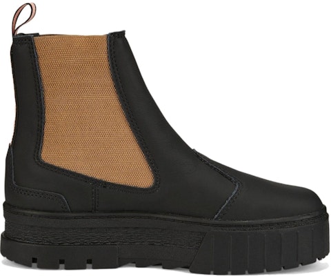 (Women) Puma Mayze Pop Chelsea Boot 'Black Tiger's Eye' 384549-03 Order (Women) Puma Mayze Pop Chelsea Boot 'Black Tiger's Eye' 384549-03