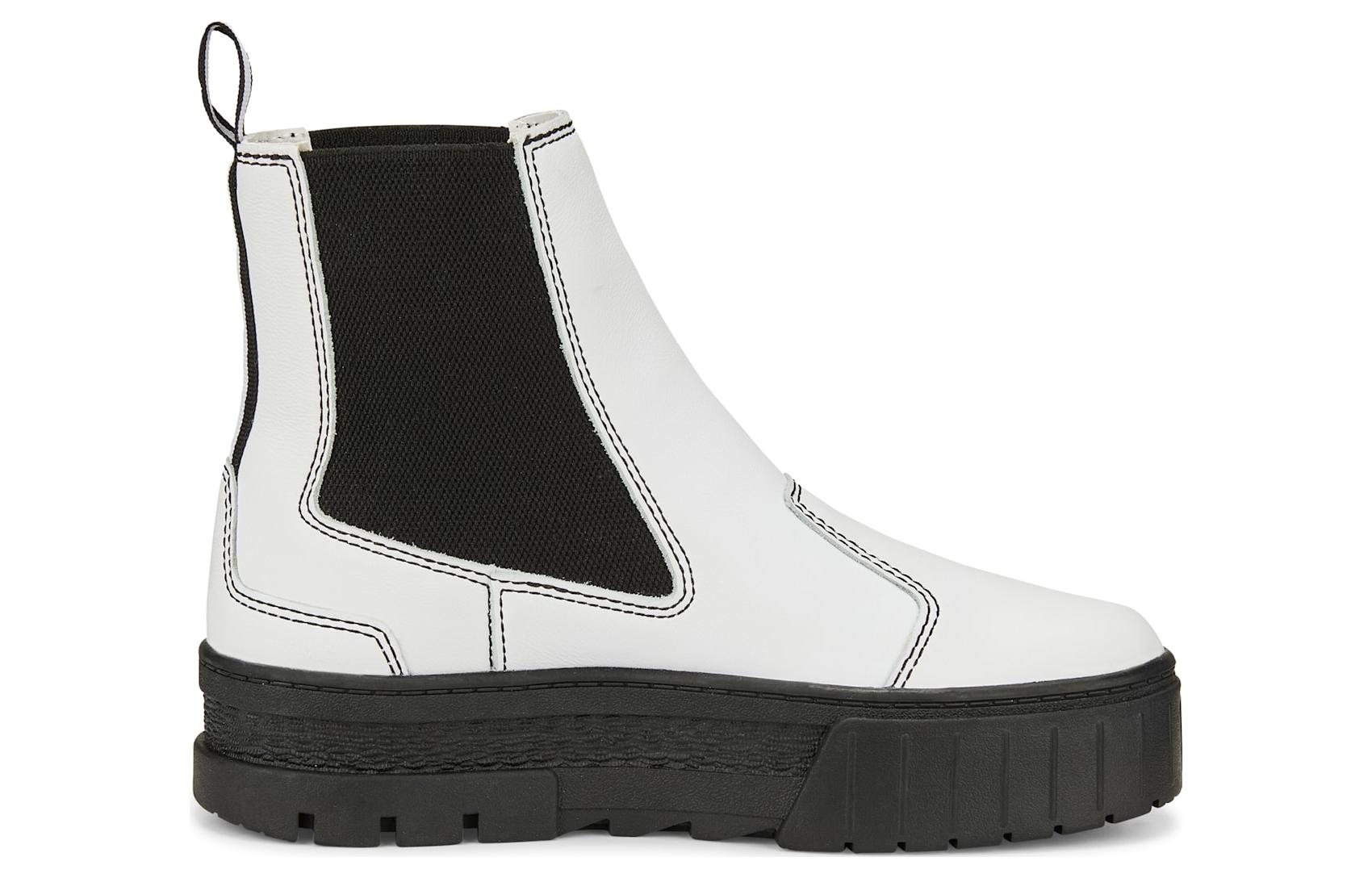 (W) Puma Mayze Pop Chelsea Boot 'White Black' 圖 2