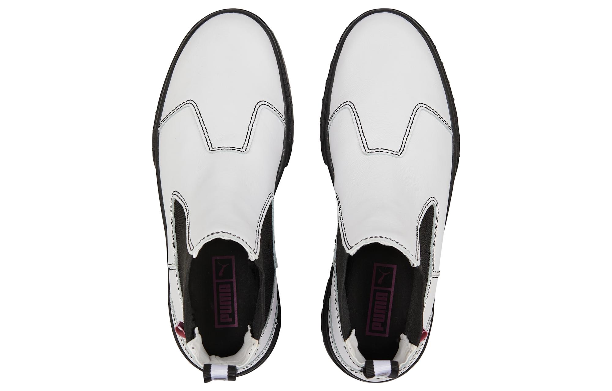 (W) Puma Mayze Pop Chelsea Boot 'White Black' 圖 4