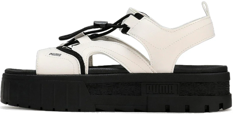 (W) プーマ メイズ レース SP サンダル (白/黒) 395504-01 Buy (W) プーマ メイズ レース SP サンダル (白/黒) 395504-01
