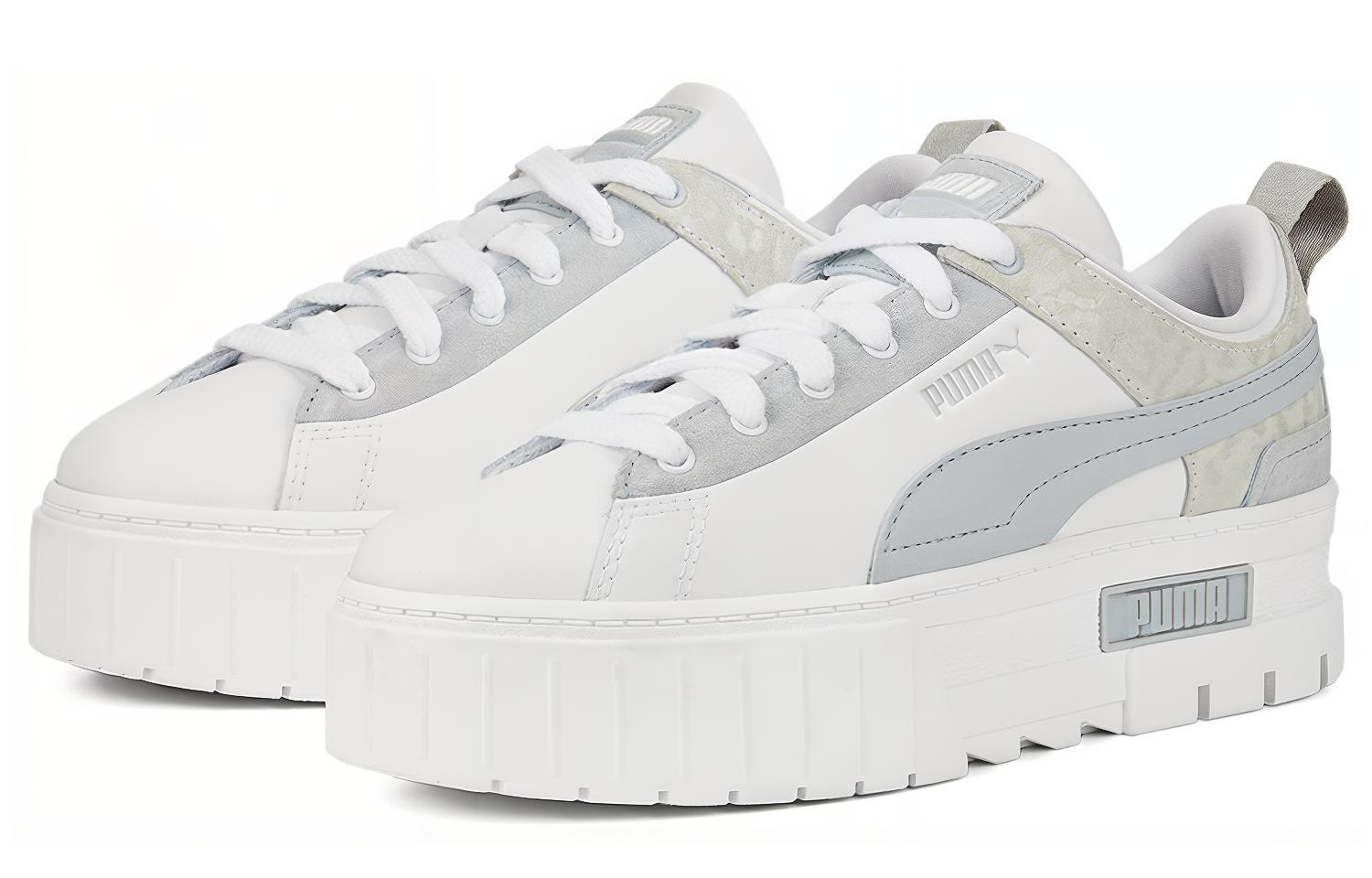 (W) Puma Mayze Raw 'White Grey' 圖 3