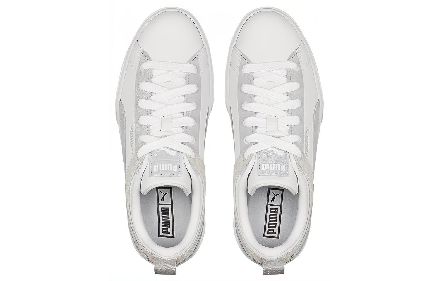 (W) Puma Mayze Raw 'White Grey' 圖 4