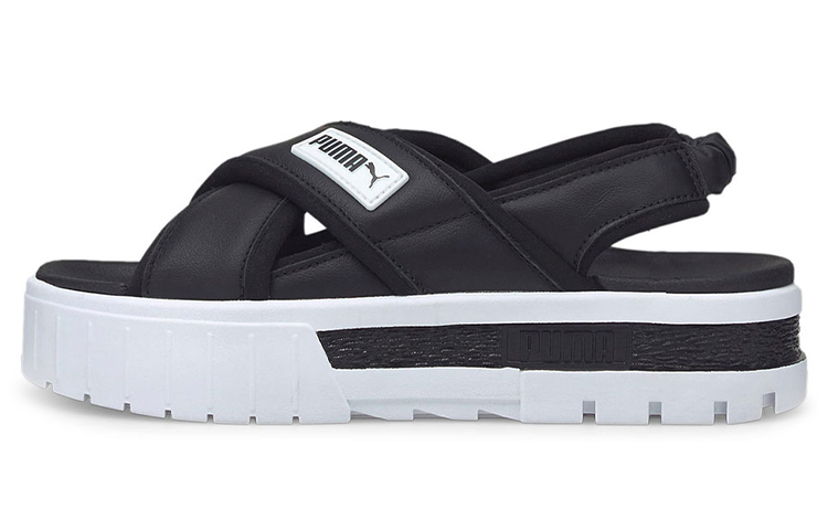 (Women) Puma Mayze Sandal 'Black White'  384830-01