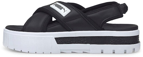 (Women) Puma Mayze Sandal 'Black White' 384830-01 (Women) Puma Mayze Sandal 'Black White' 384830-01
