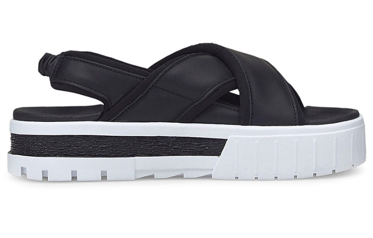 Lookbook (W) Puma Mayze Sandalia 'Negro Blanco' 384830-01