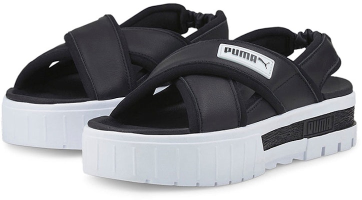 (Women) Puma Mayze Sandal 'Black White' 384830-01 Lookbook (Women) Puma Mayze Sandal 'Black White' 384830-01