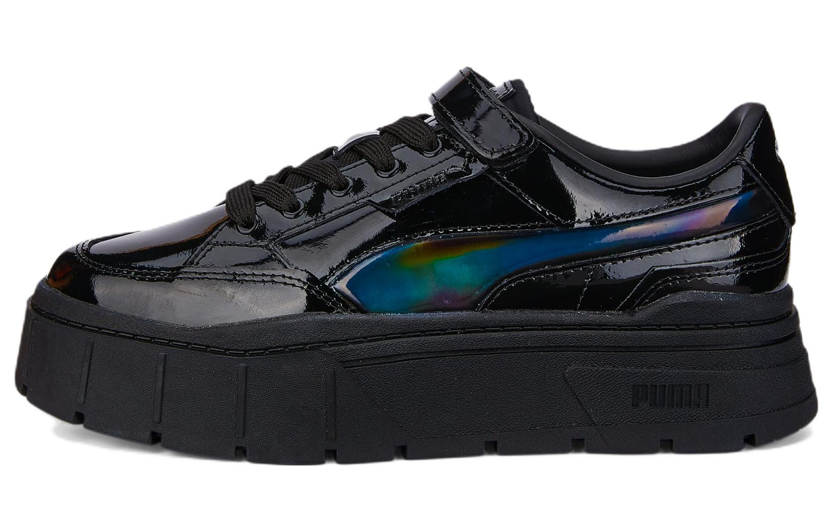(Women) Puma Mayze Stack 'Black Patent Iridescent'  387583-01