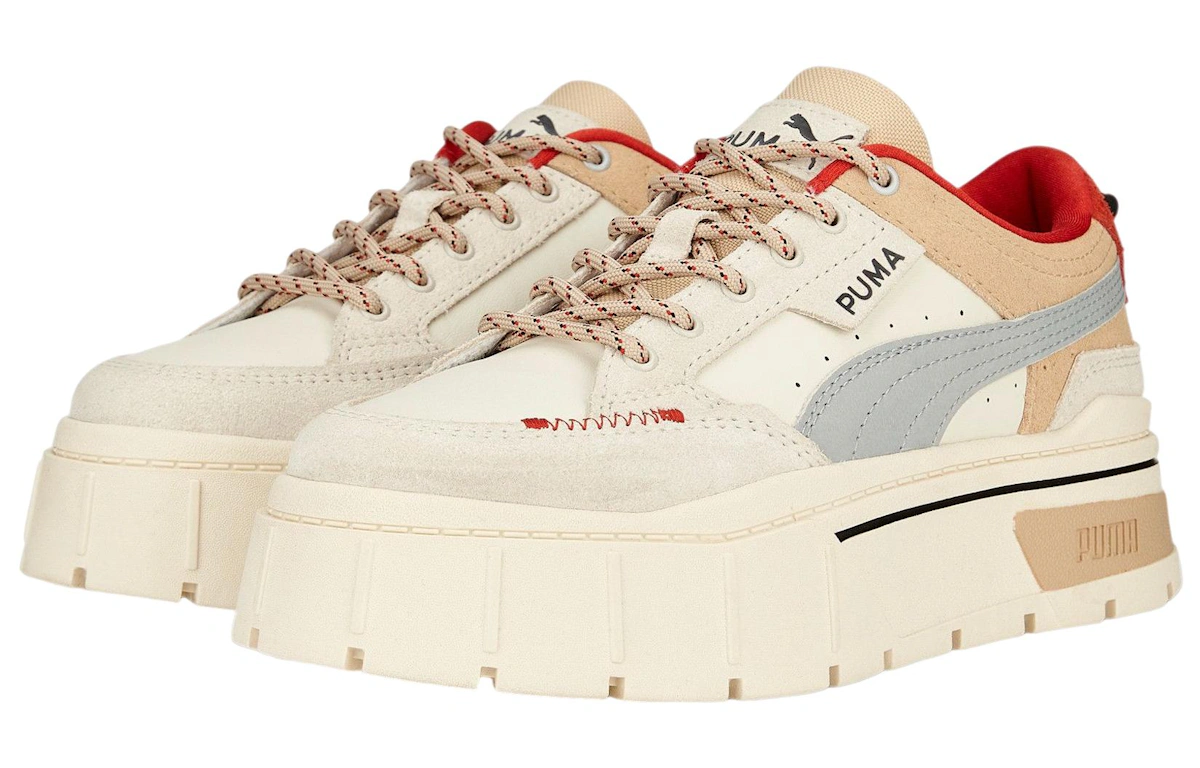 (Women) Puma Mayze Stack 'Retro Grade - Vaporous Grey Red'