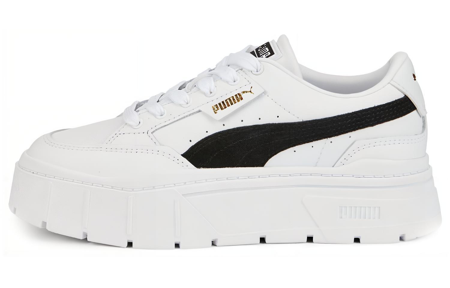 (Women) Puma Mayze Stack 'White Black' 384363-04