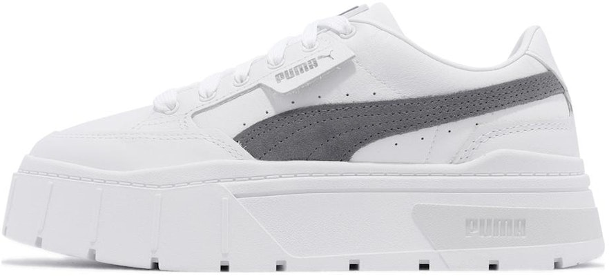 (Women) Puma Mayze Stack 'White Gray Tile' 384363-08 Buy (Women) Puma Mayze Stack 'White Gray Tile' 384363-08