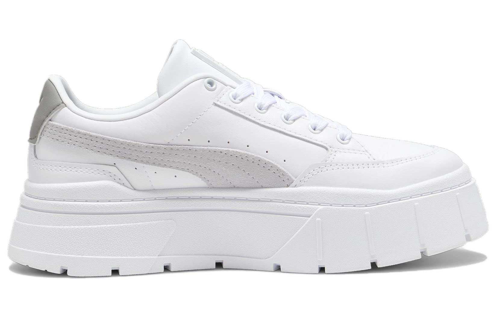 Order （女性鞋款）Puma Mayze Stack '白色風暴板岩' 384363-18