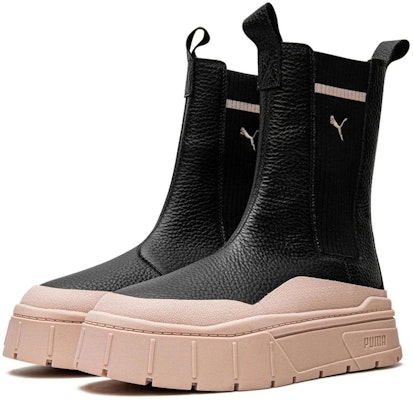 (Women) Puma Mayze Stack Chelsea Boot 'Black Rose Quartz' 386742-03 Lookbook (Women) Puma Mayze Stack Chelsea Boot 'Black Rose Quartz' 386742-03