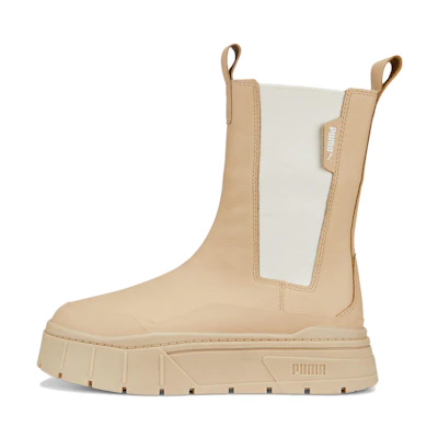 (W) Puma Mayze Stack Chelsea Boot 'Light Sand'