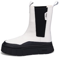 (Women) Puma Mayze Stack Chelsea Boot 'Vaporous Grey Black' 386272-01 (Women) Puma Mayze Stack Chelsea Boot 'Vaporous Grey Black' 386272-01