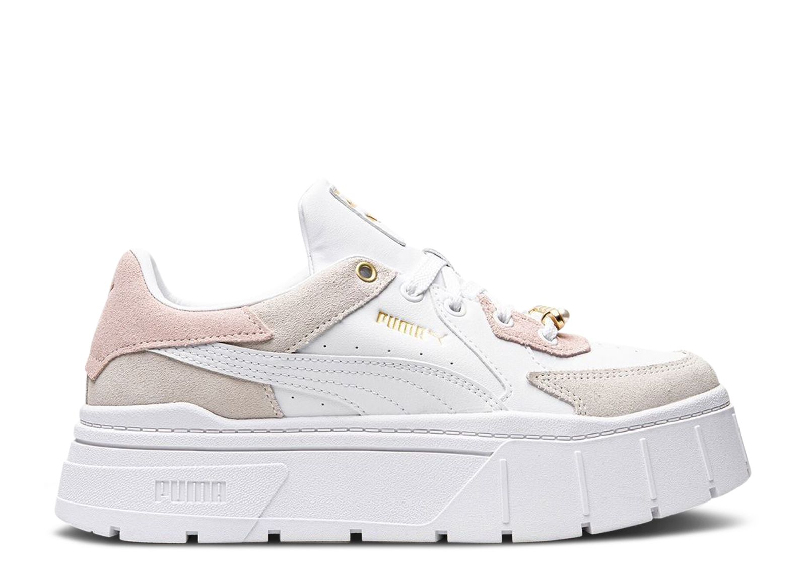 (Women) Puma Mayze Stack Edgy Pearl 'White Marshmallow'  389607-01