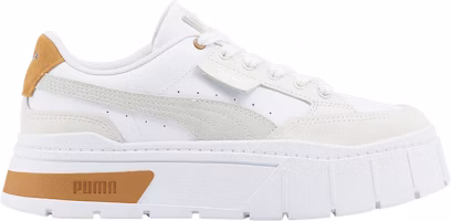 (Women) Puma Mayze Stack Luxe 'Frosted Ivory White' 389853-05 (Women) Puma Mayze Stack Luxe 'Frosted Ivory White' 389853-05