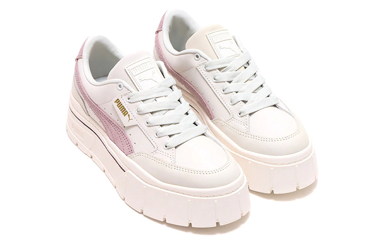 Lookbook (W) "Puma Mayze Stack Premium 'Blanco Susurro Lila'" 384421-01