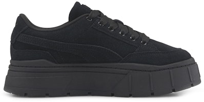 (W) 푸마 메이즈 스택 스웨이드 '블랙 골드' 383983-01 Order (W) 푸마 메이즈 스택 스웨이드 '블랙 골드' 383983-01