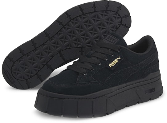 (W) Puma Mayze Stack Suede 'Hitam Emas' 383983-01 Purchase (W) Puma Mayze Stack Suede 'Hitam Emas' 383983-01