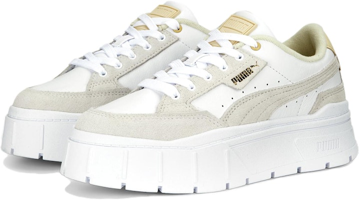 (W) Puma Mayze Stack Terry 'Blanco Gris' 392101-01 Lookbook (W) Puma Mayze Stack Terry 'Blanco Gris' 392101-01