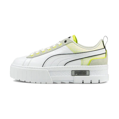 (W) Puma Mayze Tech 'White Yellow'