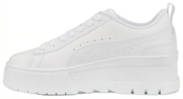 (Women) Puma Mayze Wedge 'Triple White' 386273-04 (Women) Puma Mayze Wedge 'Triple White' 386273-04