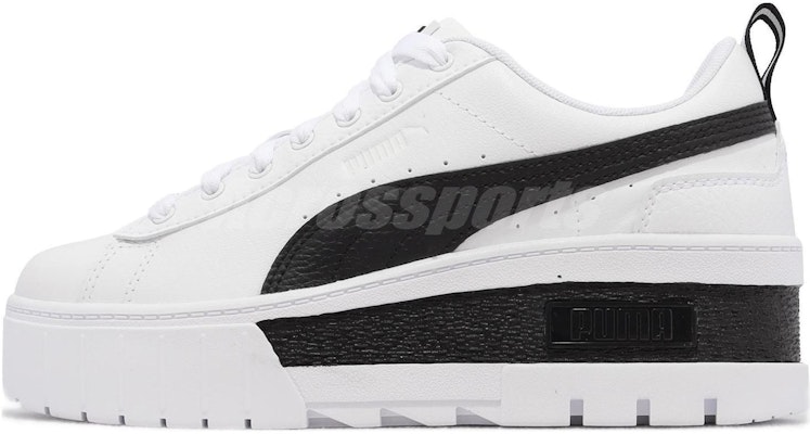 (Women) Puma Mayze Wedge 'White Black' 386273-01 Buy (Women) Puma Mayze Wedge 'White Black' 386273-01
