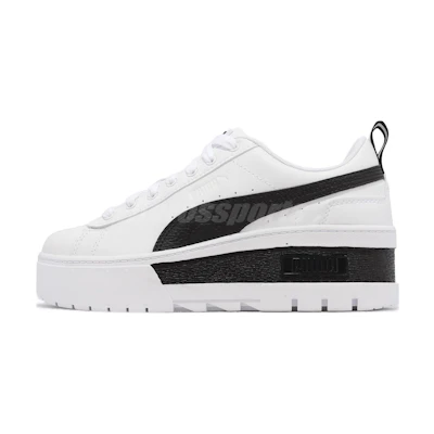 (W) Puma Mayze Wedge 'White Black'