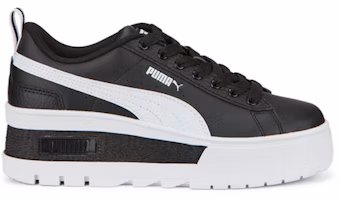 (Women) Puma Mayze Wedge NP Black White Black 386273-02 (Women) Puma Mayze Wedge NP Black White Black 386273-02