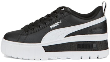 (Women) Puma Mayze Wedge NP Black White Black 386273-02 (Women) Puma Mayze Wedge NP Black White Black 386273-02