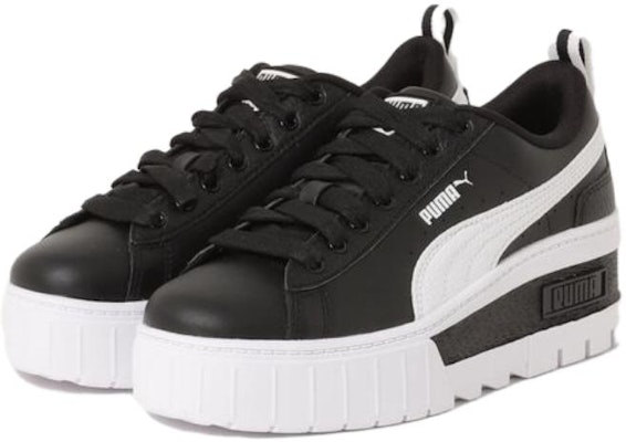 (Women) Puma Mayze Wedge NP Black White Black 386273-02 Lookbook (Women) Puma Mayze Wedge NP Black White Black 386273-02