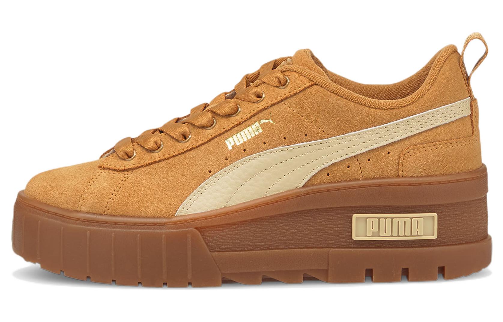 (Women) Puma Mayze Wedge Suede 'Desert Tan'  386744-01