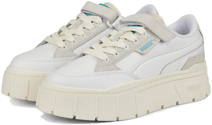 (W) Puma Maze Stacked Gepolstert ''Weiß Grau'' 387225-01 Lookbook (W) Puma Maze Stacked Gepolstert ''Weiß Grau'' 387225-01