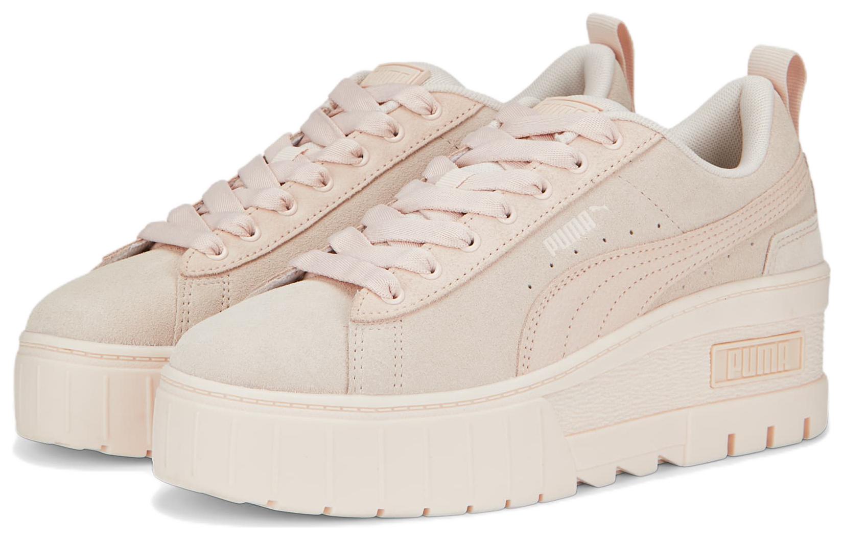 Lookbook (W) Puma Maze Wedge Tonal 'Pink Low-Top' Kasut Rendah Wanita Merah Jambu 386743-01