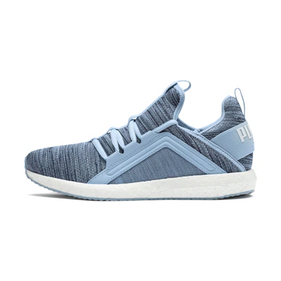 (W) Puma Mega Energy Heather Knit Low-top Running Shoes Blue/White