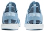 Shop (W) Puma Mega Energy Heather Knit Kasut Lari Rendah Biru/Putih 191096-01