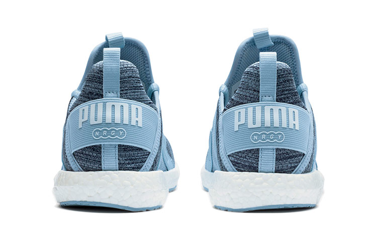 Shop (W) Puma Mega Energy Heather Knit Laufschuhe Low-Top Blau/Weiß 191096-01