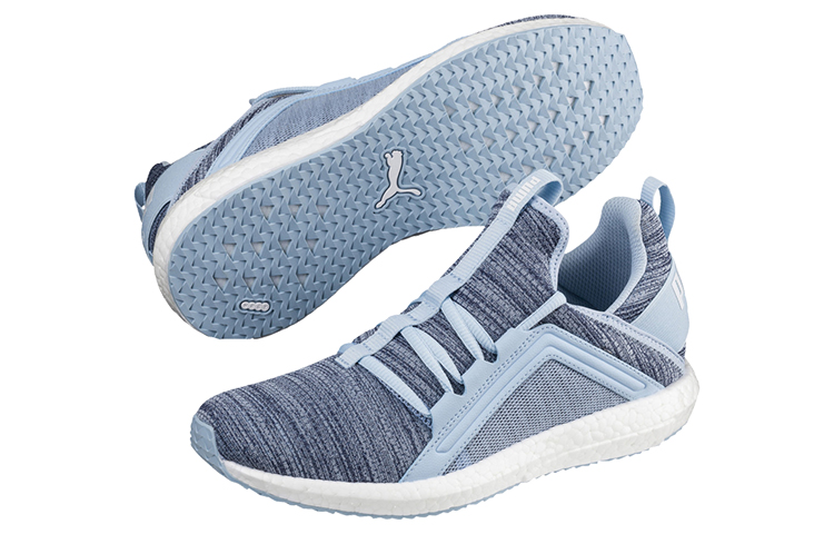 Purchase (W) Puma Mega Energy Heather Knit Laufschuhe Low-Top Blau/Weiß 191096-01